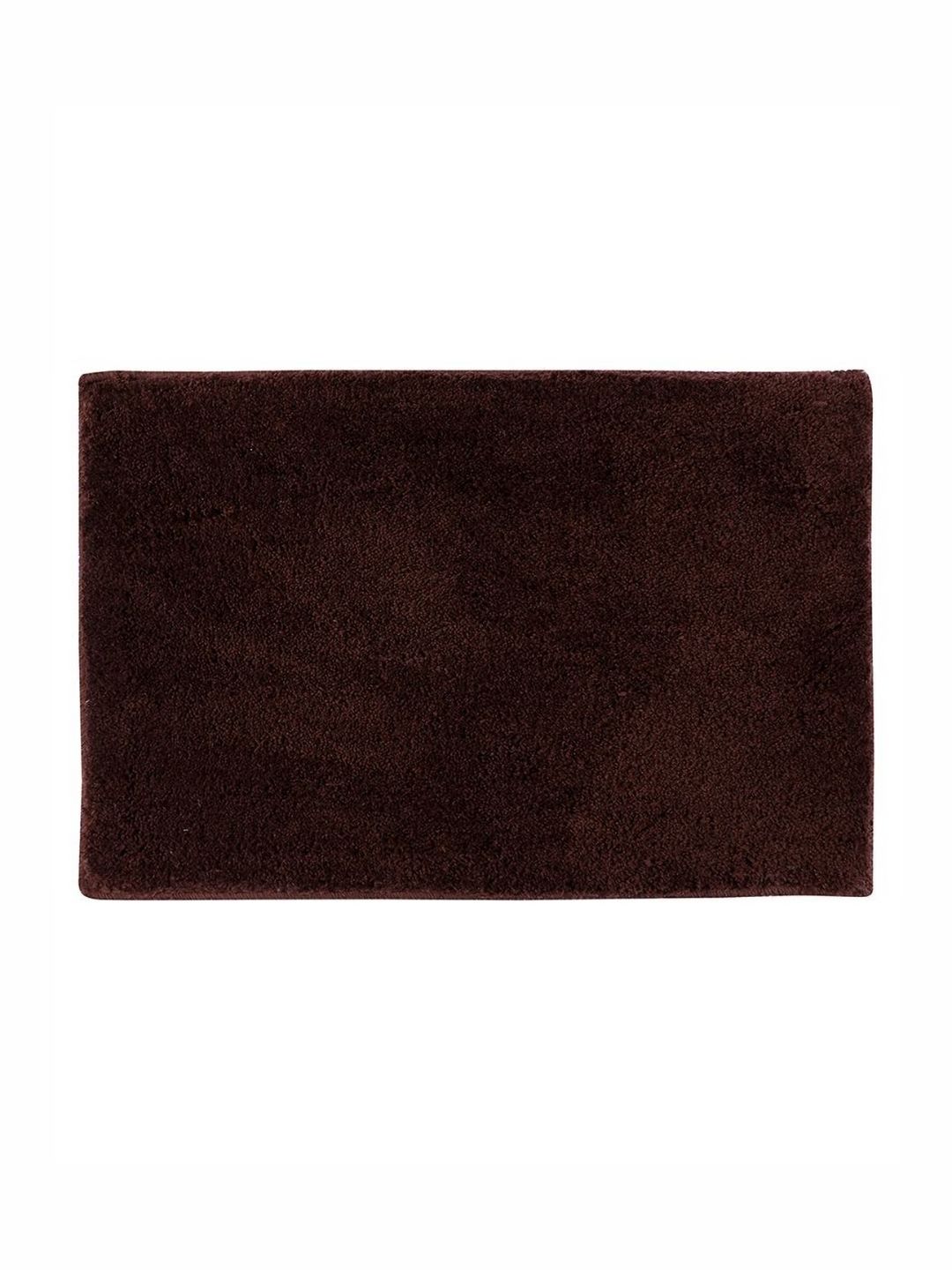 Pano Madrid Brown 1300 GSM Microfiber Tufted Rectangular Anti Skid Bath Rug