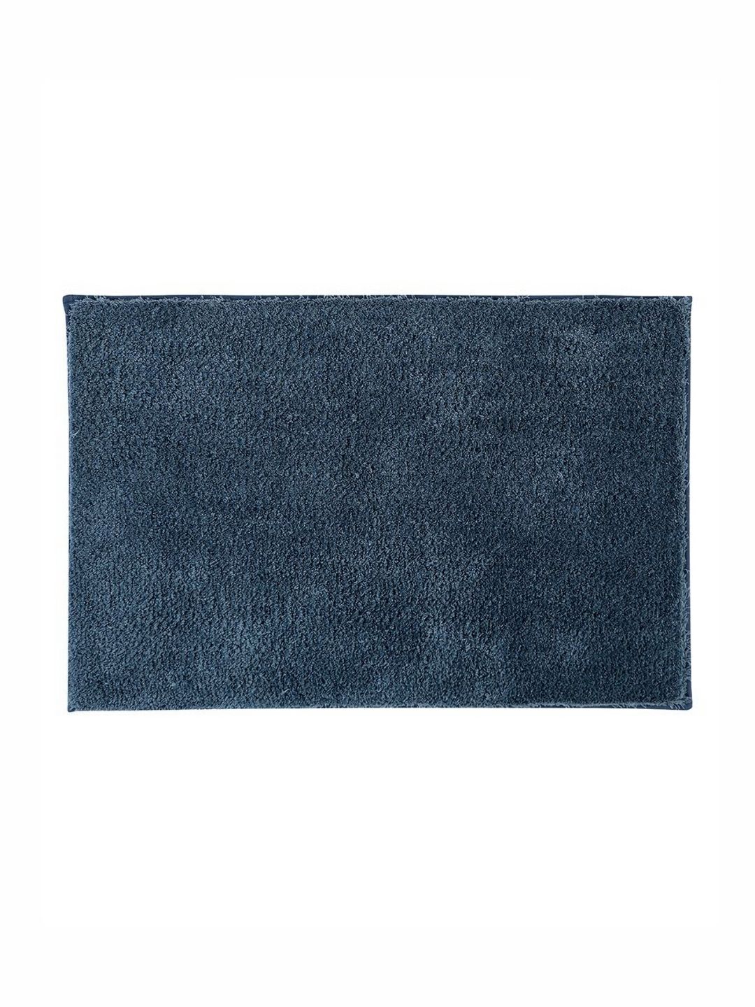 Pano Matrix Teal Blue 2150 GSM Microfiber Tufted Rectangular Anti Skid Bath Rug