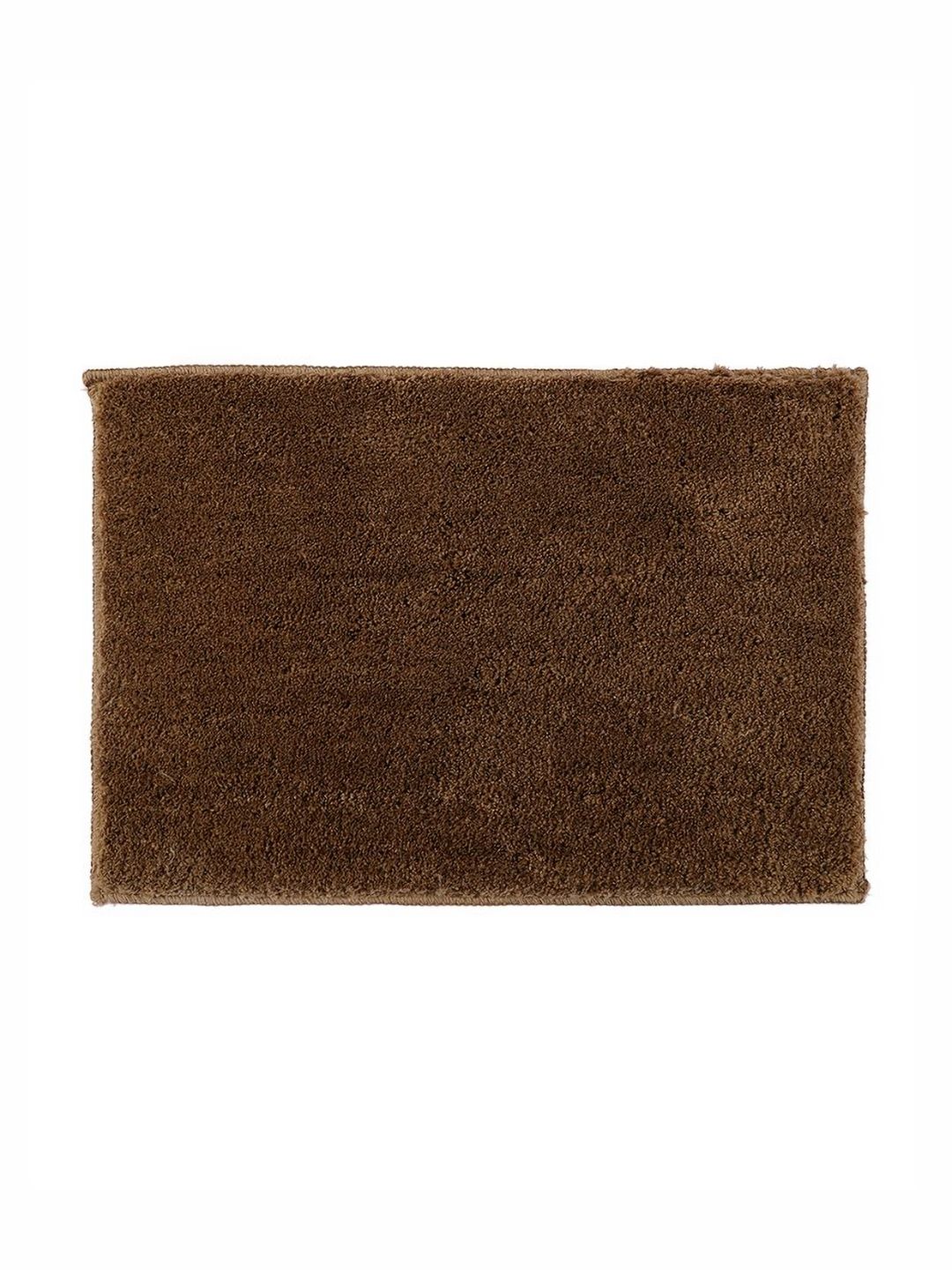 Pano Madrid Camel Brown 1300 GSM Microfiber Tufted Rectangular Anti Skid Bath Rug