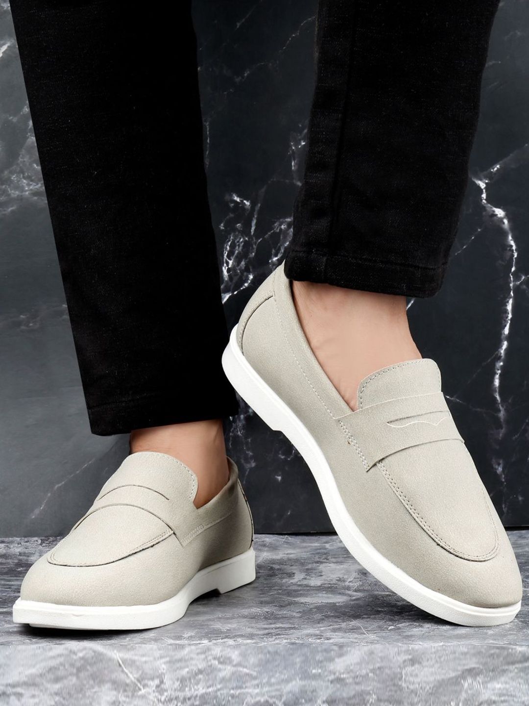 Bxxy Men PU Loafers Casual Shoes