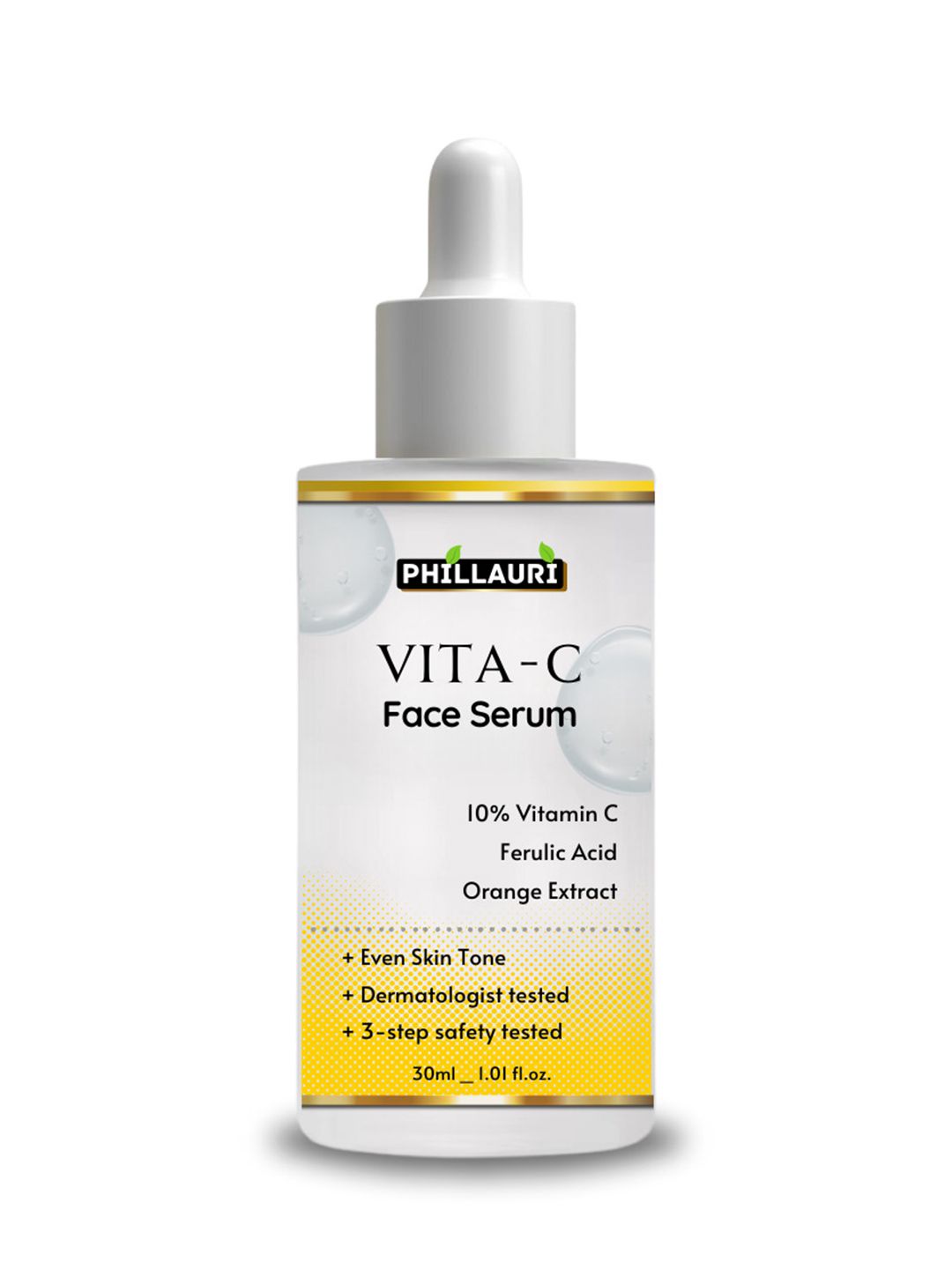 Phillauri Vitamin C Face Serum With Orange Extract for Skin Brightening - 30ml