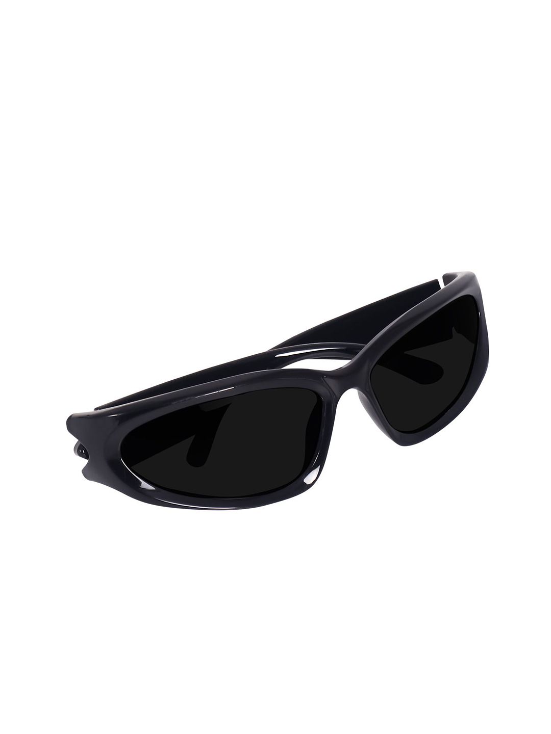 CRIBA Unisex Sports Sunglasses with UV Protected Lens CR_SOLDR_BLK