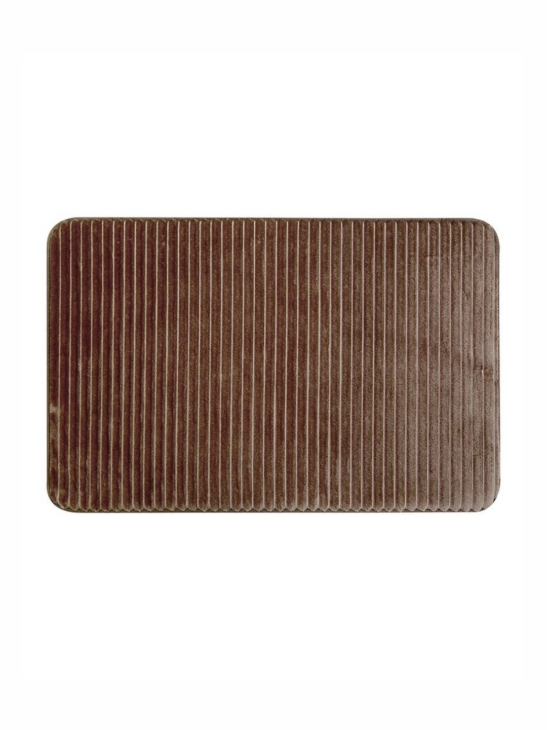 Pano Softlux Rust Brown 1000 GSM Microfiber Anti-Skid & Quick Drying Bath Mat