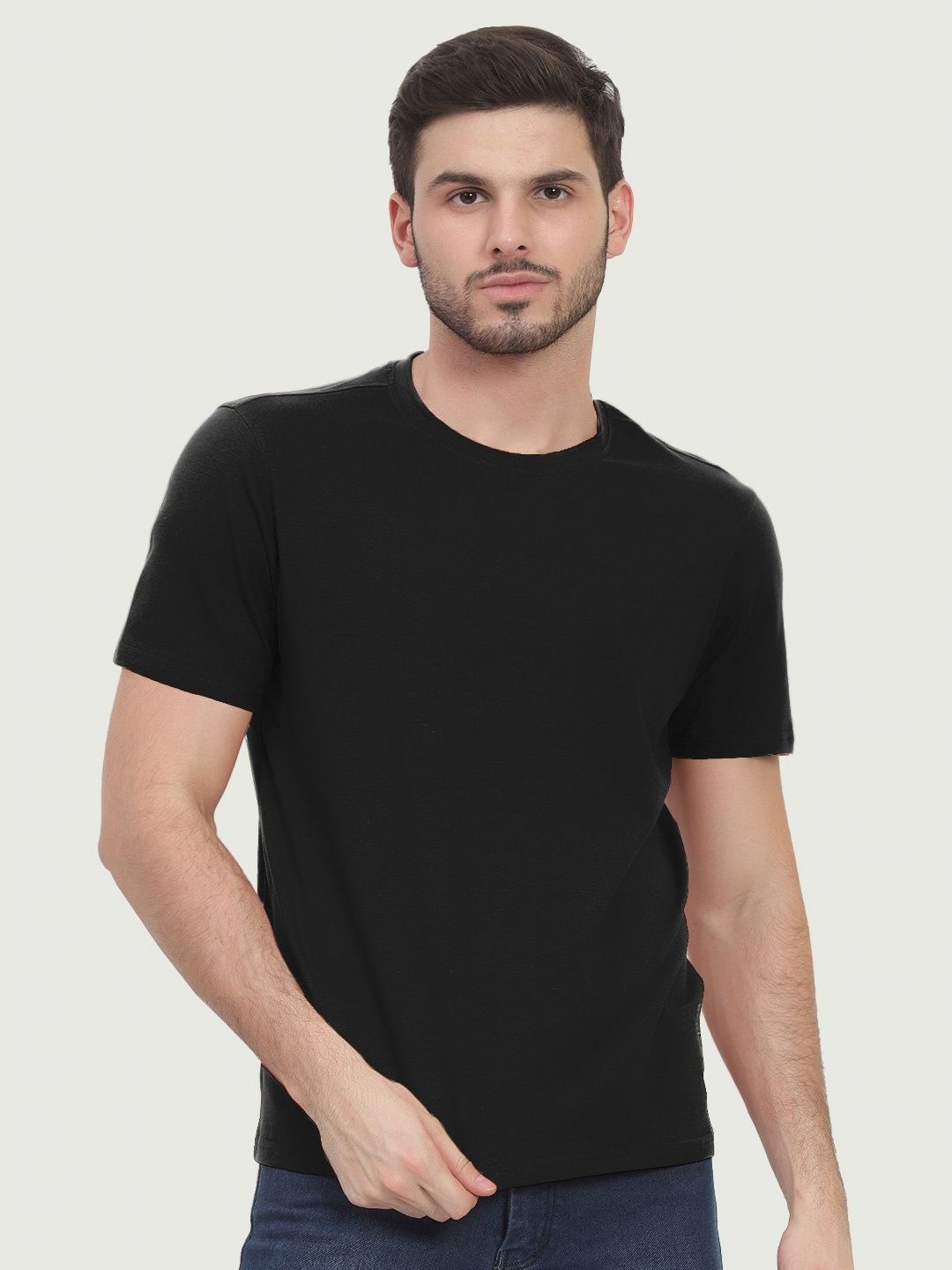 FREECULTR Men Half Sleeve Crew Neck Organic Cotton Tshirts