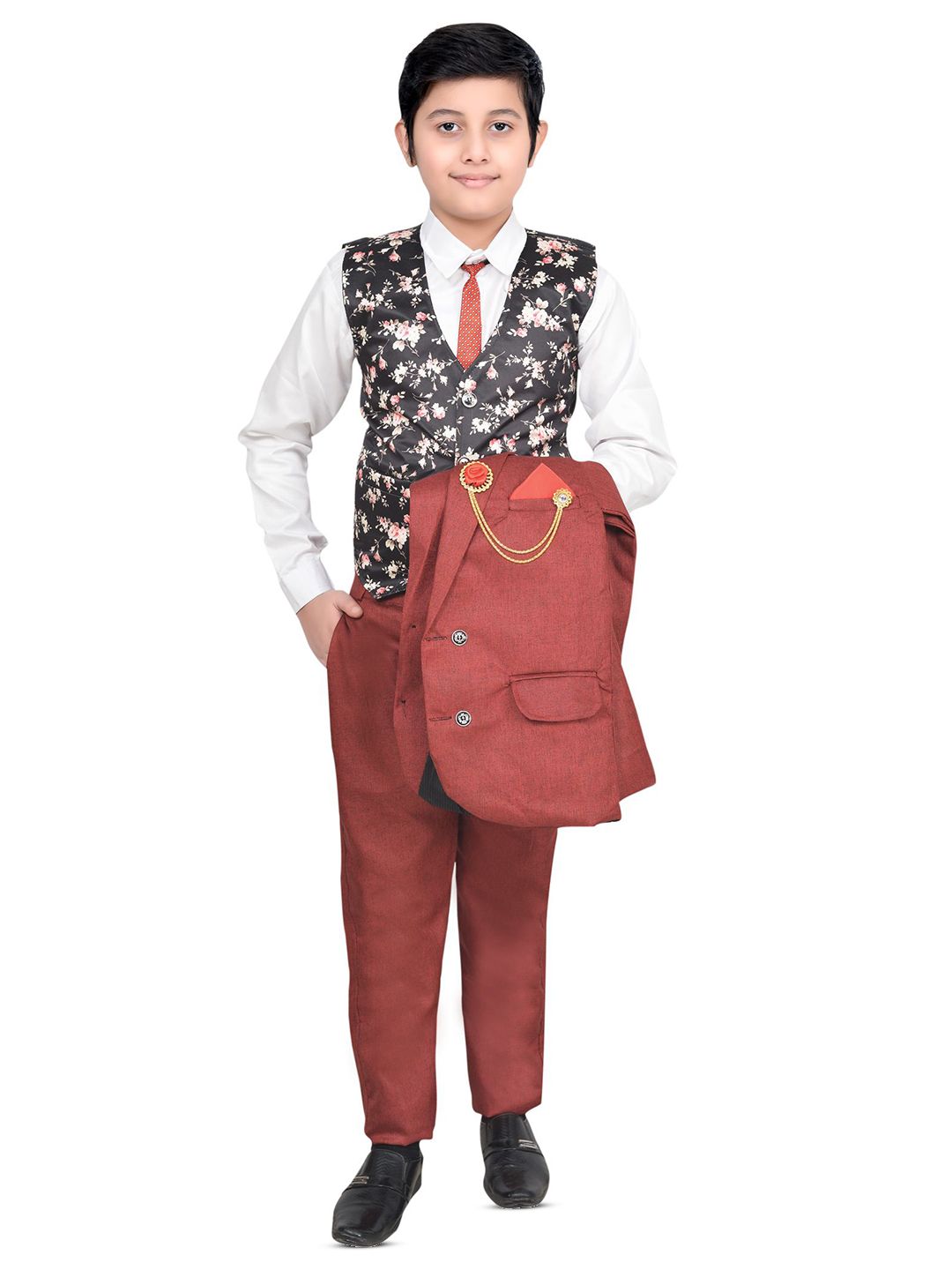 BAESD Boys 4-Piece Party Suits