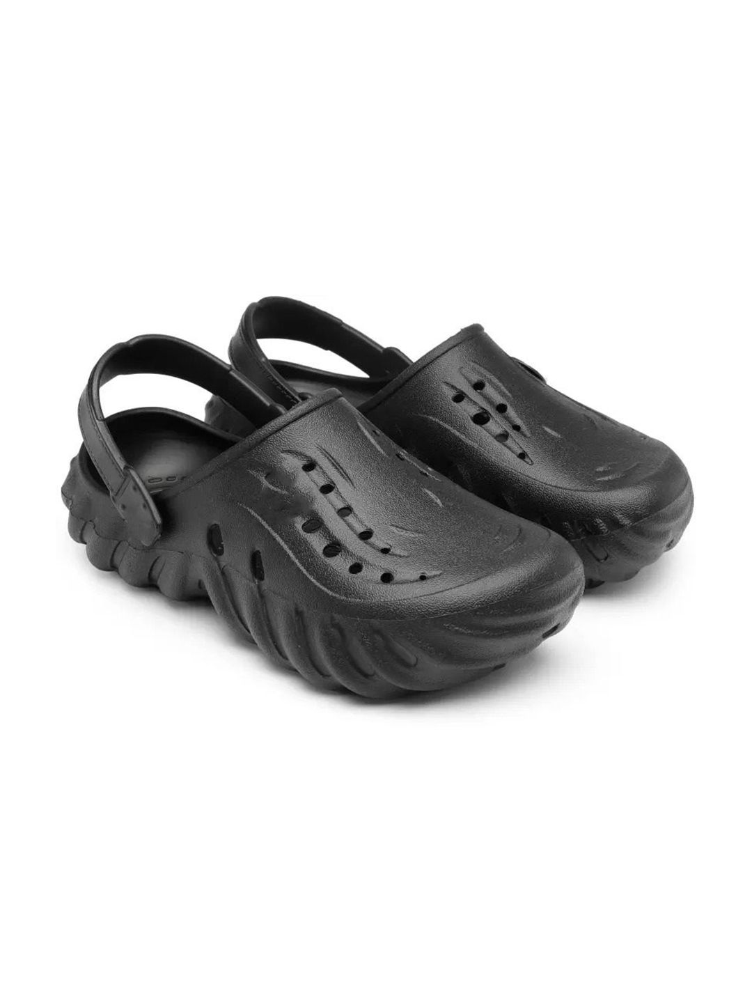 BERSACHE Men Self Design Backstrap Clogs