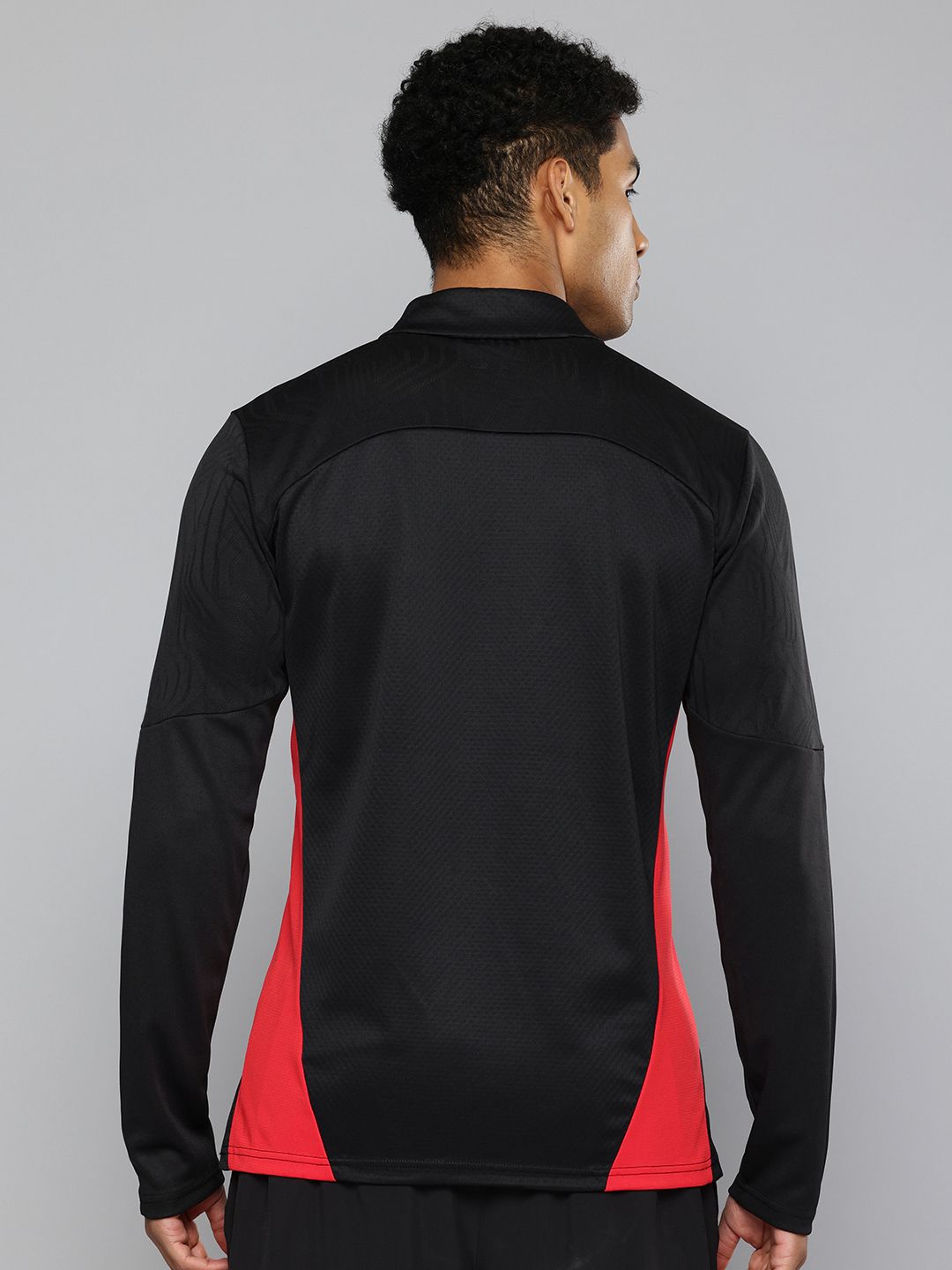 Buy Puma AC Milan Quarter-Zip Typography Printed DryCell Slim Fit
