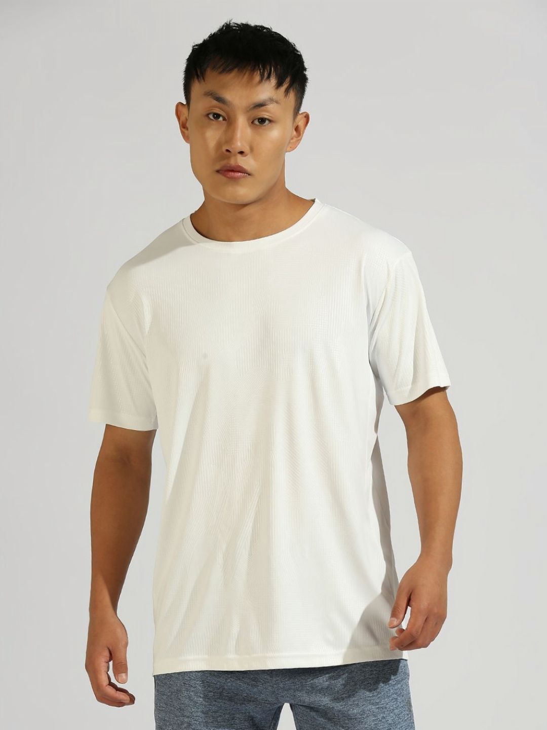 Klub Fox Men Solid Round Neck Polyester Tshirt