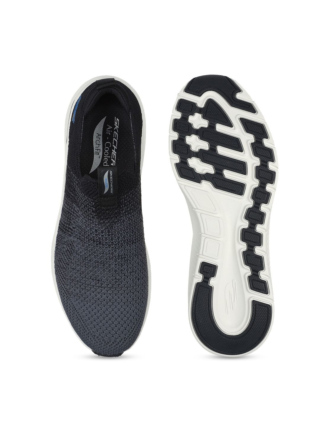 Buy Skechers MenSelf Design Slip On Non Marking Round Toe Casual