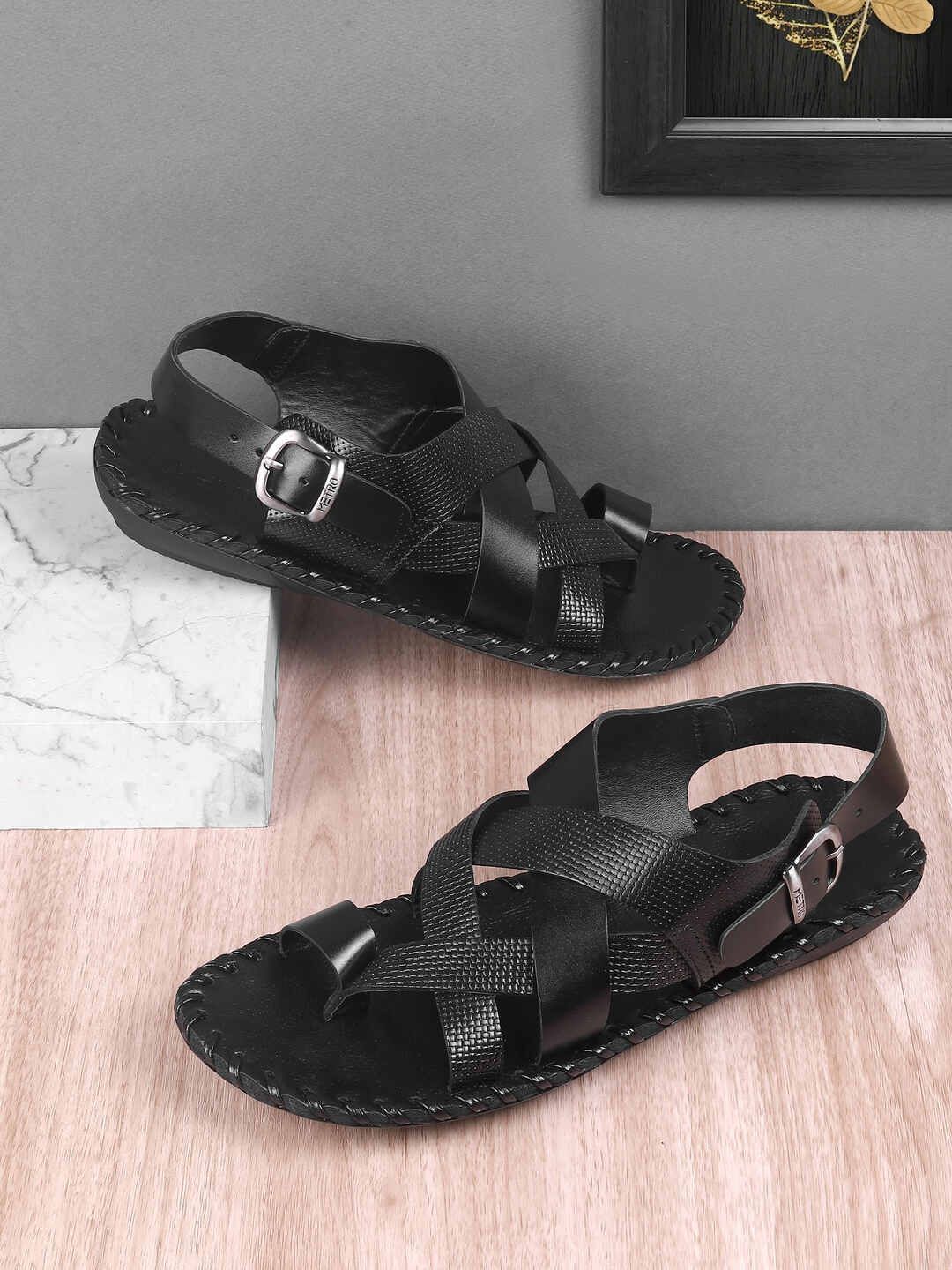 Men Leather Comfort Sandals Metro Men Leather Comfort Sandals