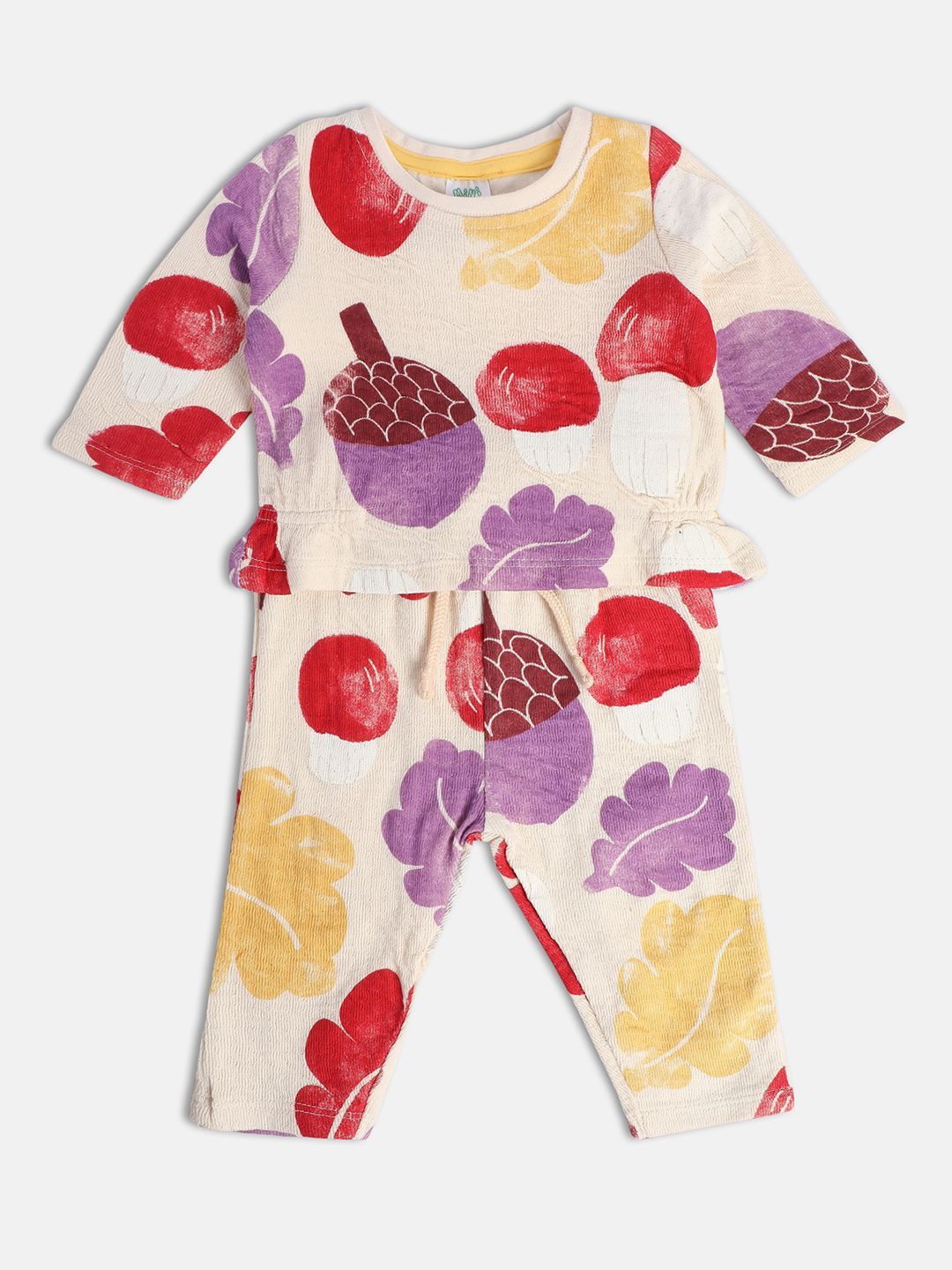 MINI KLUB Girls Printed T-shirt with Trousers