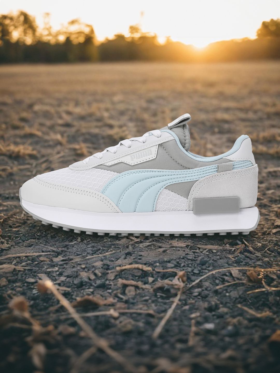 Puma Women Textured Future Rider Pastel Sneakers