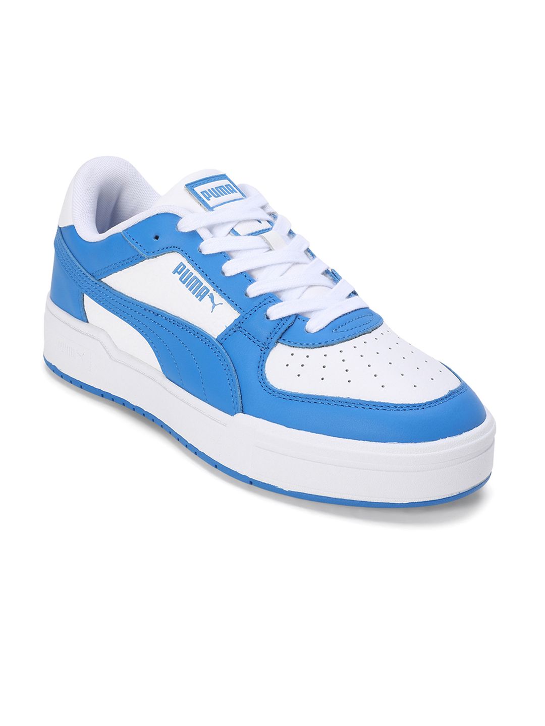 Puma Unisex CA Pro Classic Colourblocked Perforations Leather Sneakers