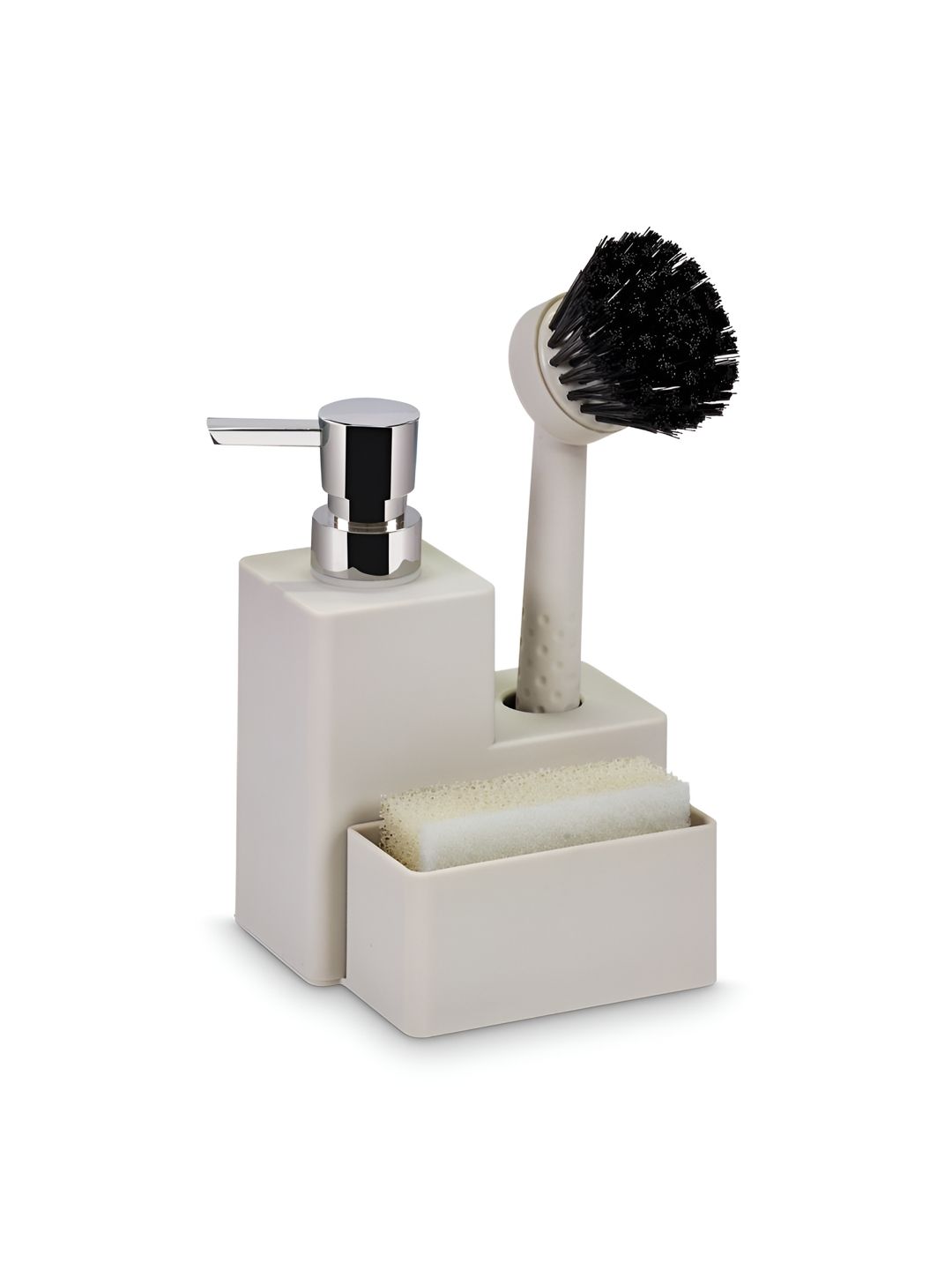 Freelance Cream-Coloured & Black Contemporary Bath Accessories Set