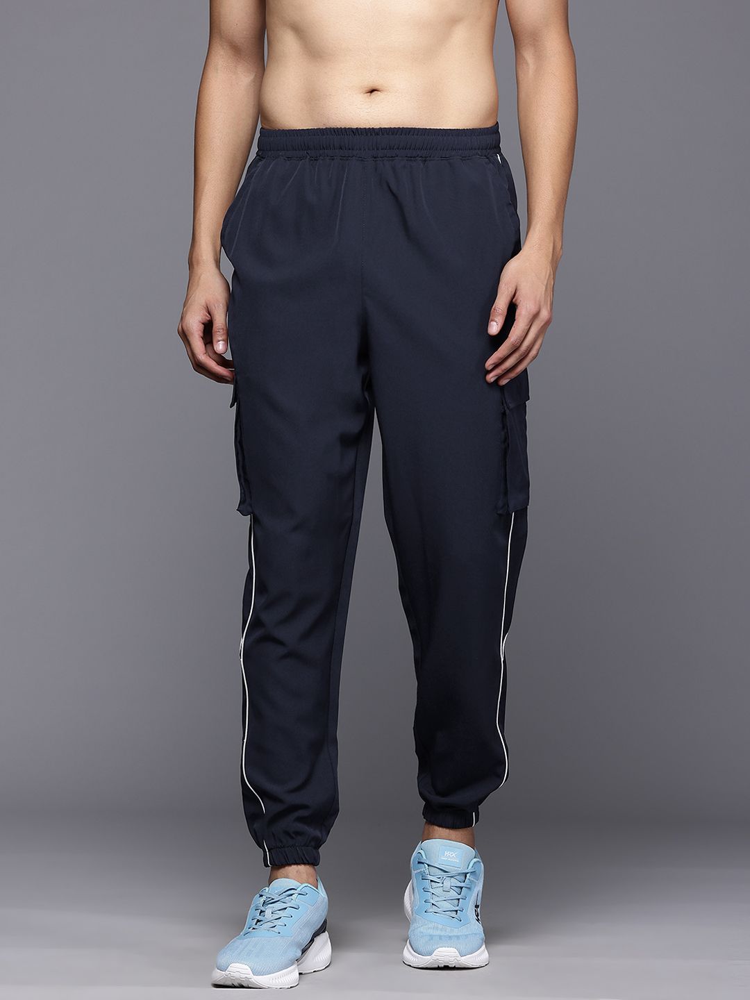 HRX by Hrithik Roshan Men Rapid-Dry Cargo Style Training Joggers