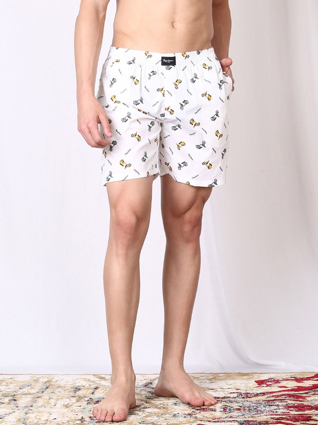 Pepe Jeans Printed Pure Cotton Breatheable Boxer