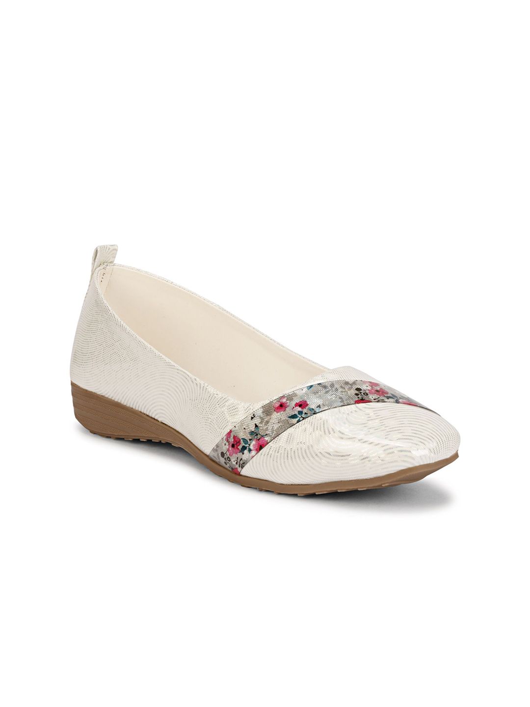 TRY FEET Women Floral Printed Ballerinas