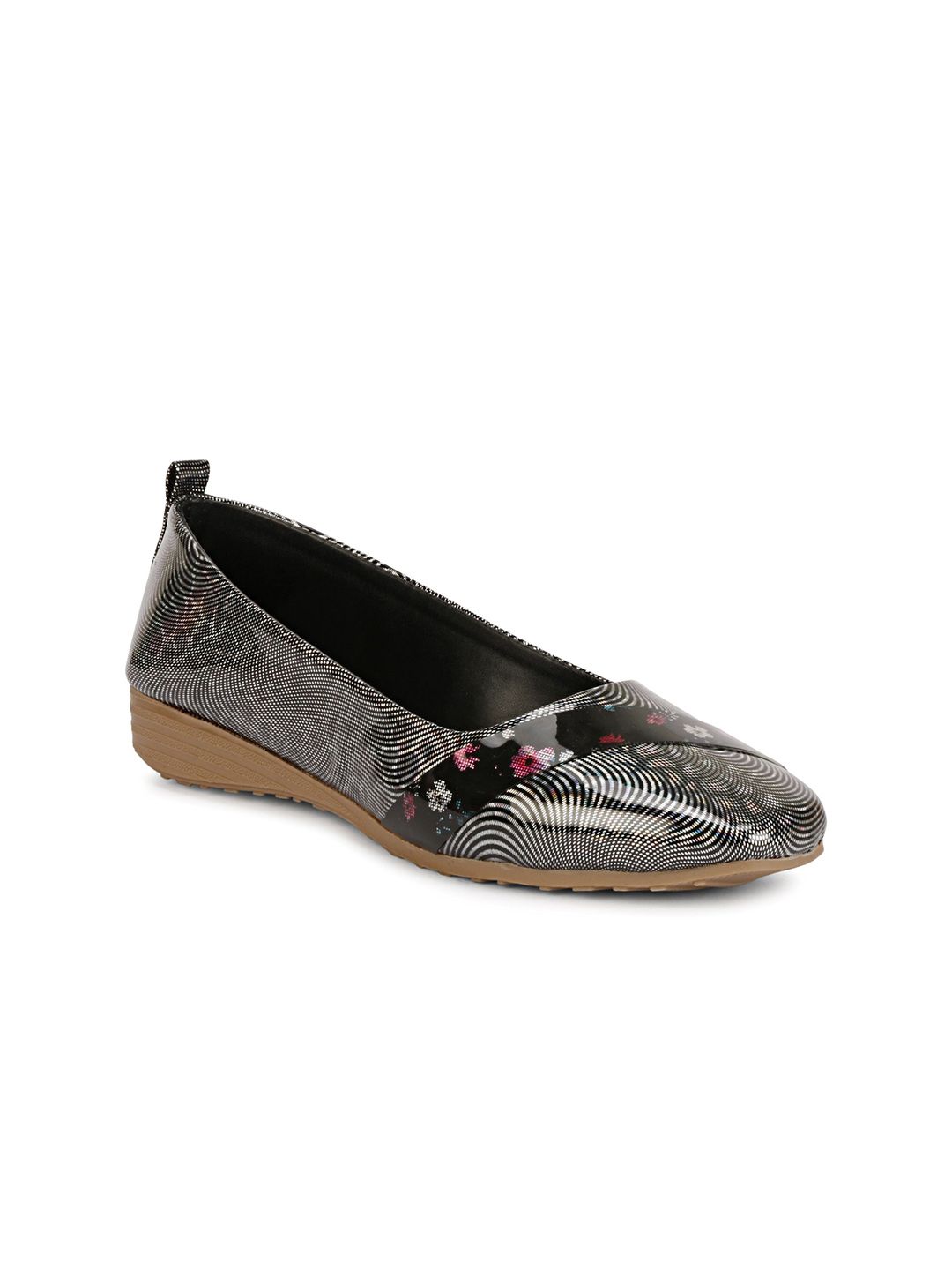 TRY FEET Women Printed Slip-On Ballerinas Flats