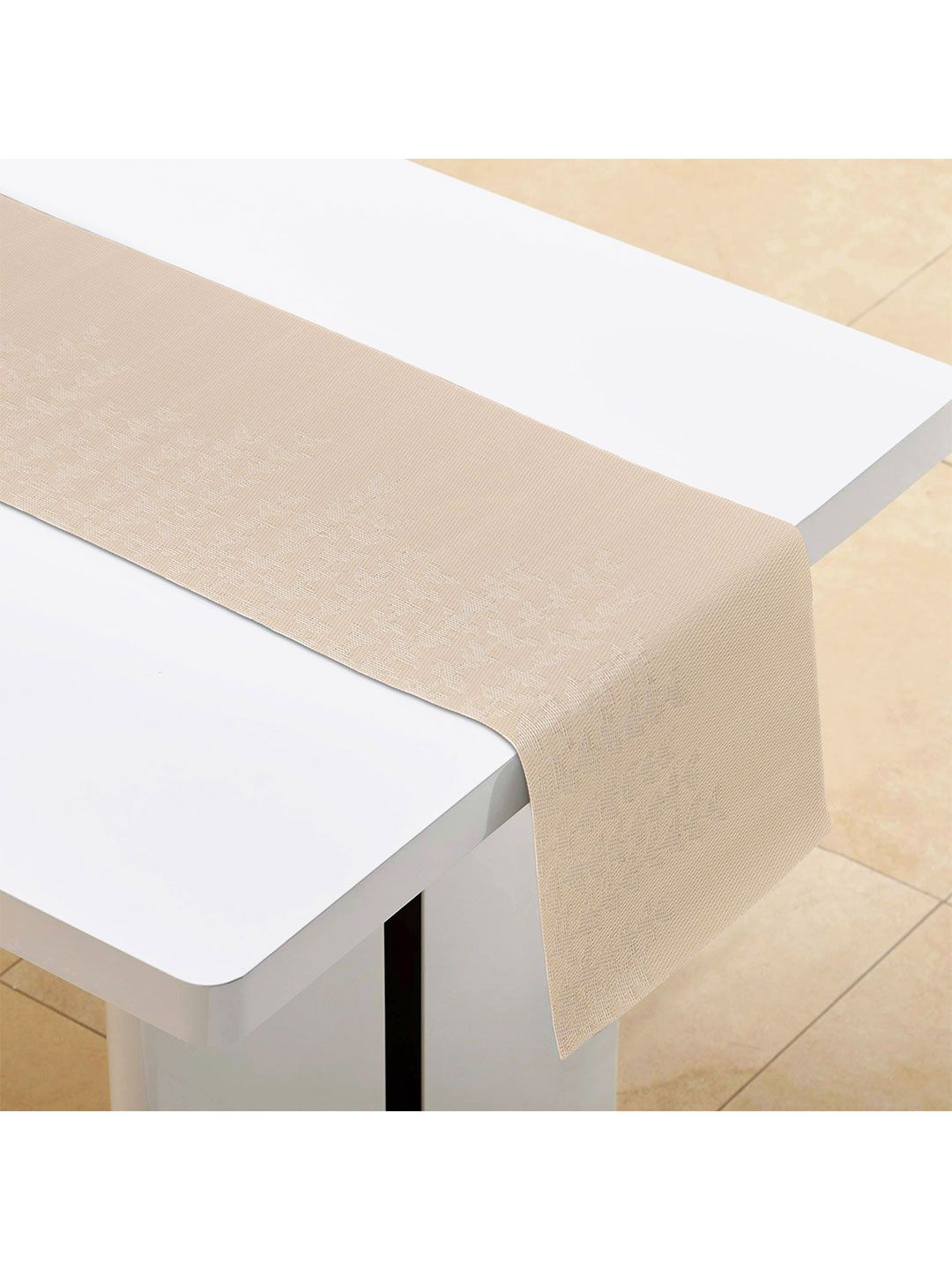 Home Centre Home Centre Pink Abstract Printed Rectangular Table Runner