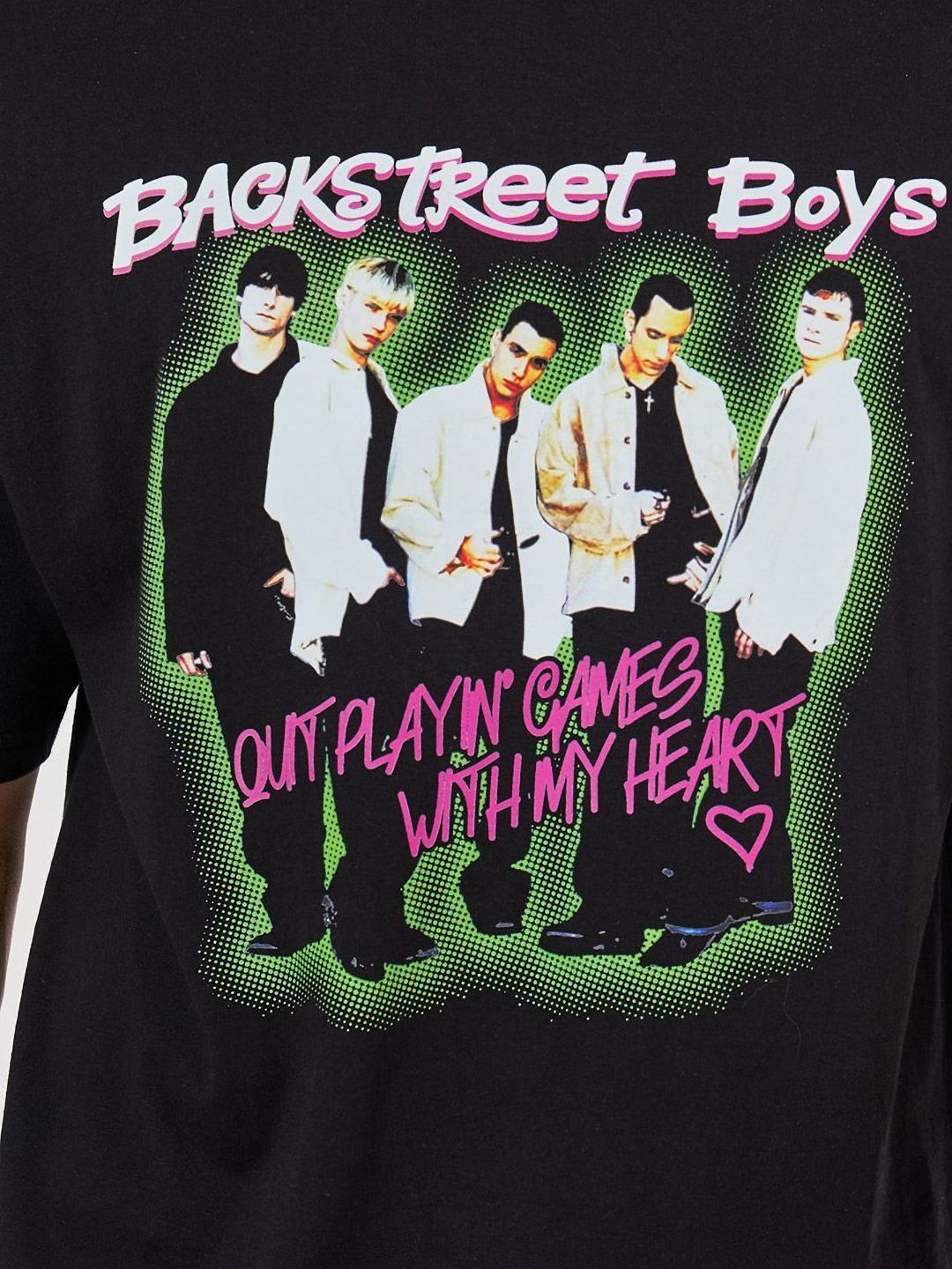 Buy Styli Men Backstreet Boys Graphic Printed Compact Jersey