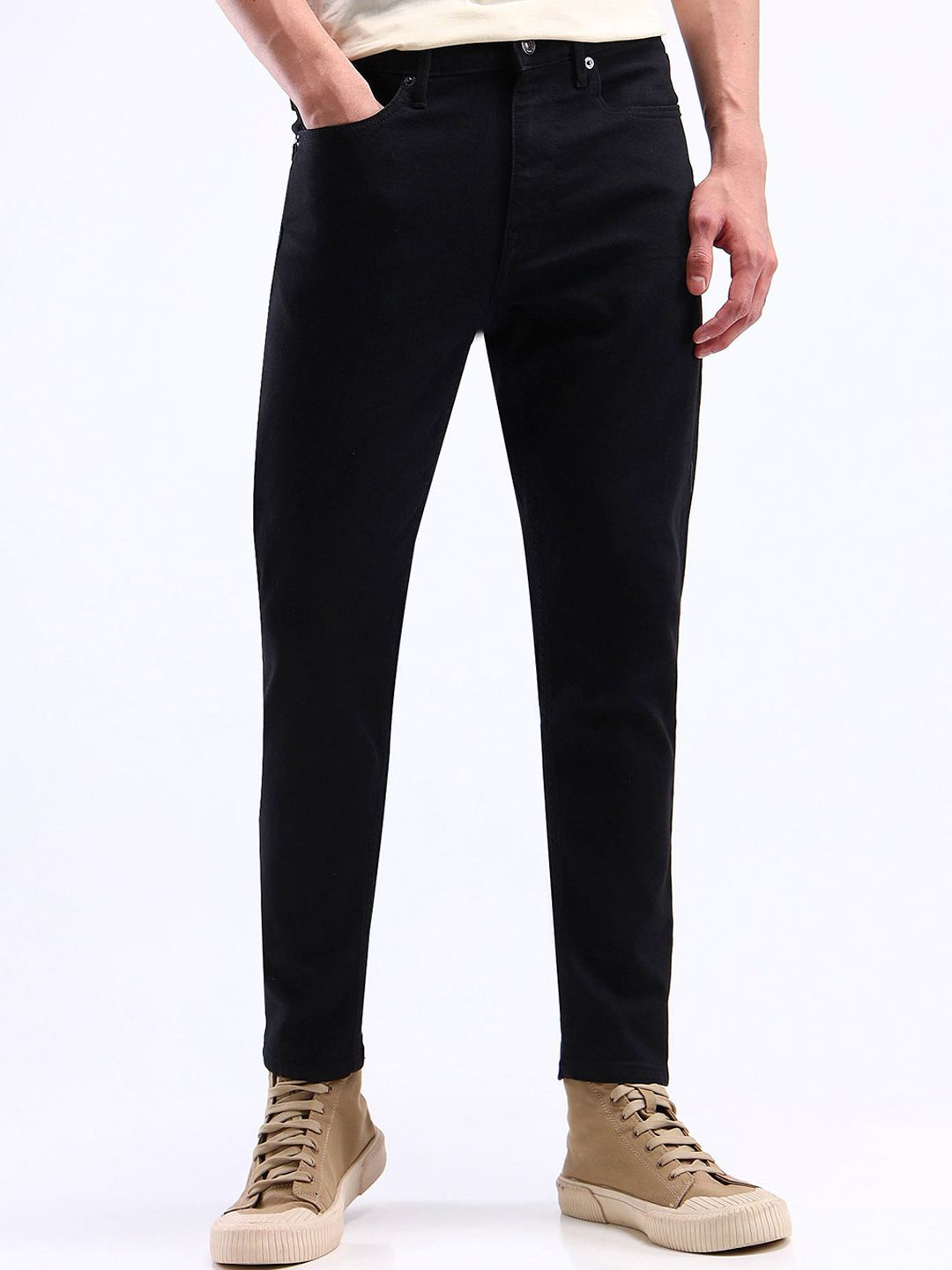 Flying Machine Men Tapered Fit Mid Rise Stretchable Jeans