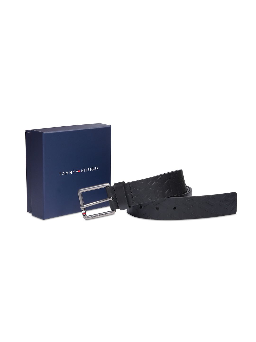 Tommy Hilfiger Men Solid Tang Closure Casual Belt