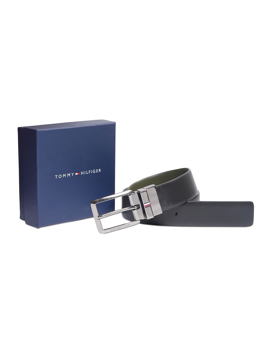 Tommy Hilfiger Men Solid Tang Closure Formal Belt