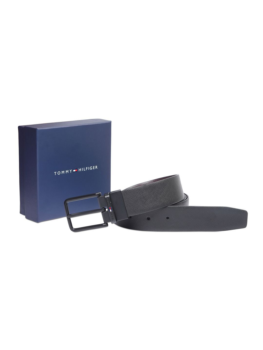 Tommy Hilfiger Men Solid Tang Closure Formal Belt