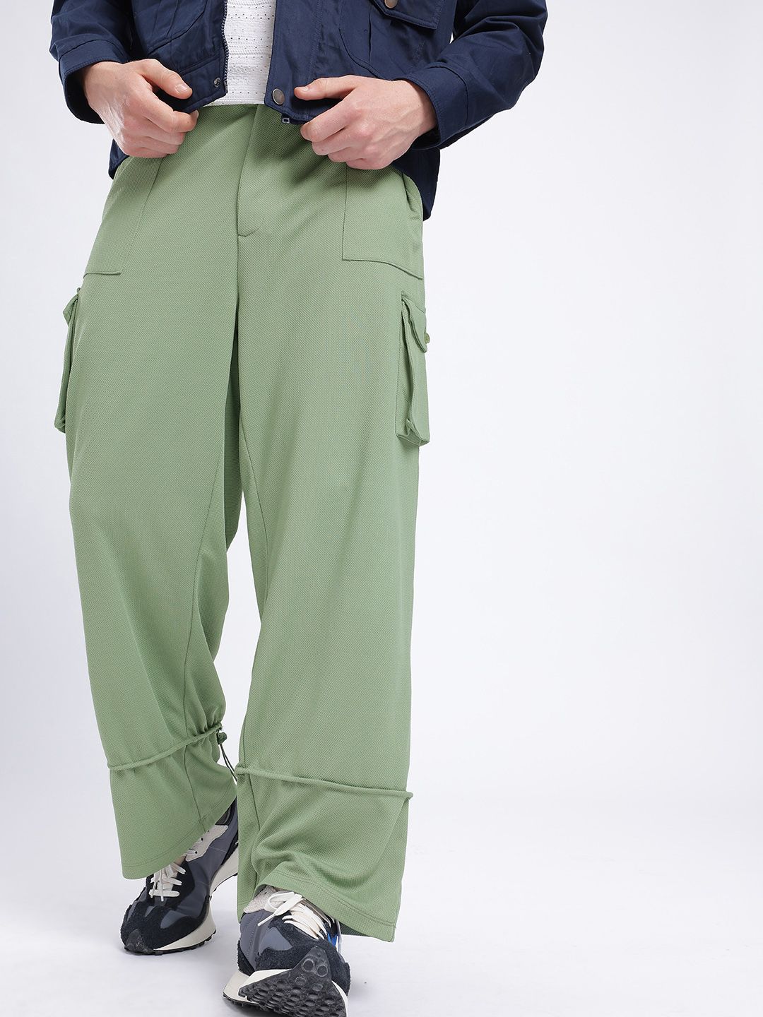 Buy Kook N Keech X fwd Men Relaxed Cargo Trousers - Trousers for