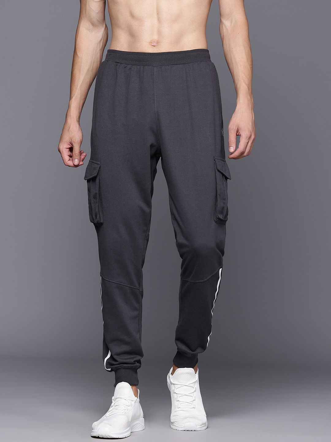 HRX by Hrithik Roshan Men Training Cargo-Style Joggers