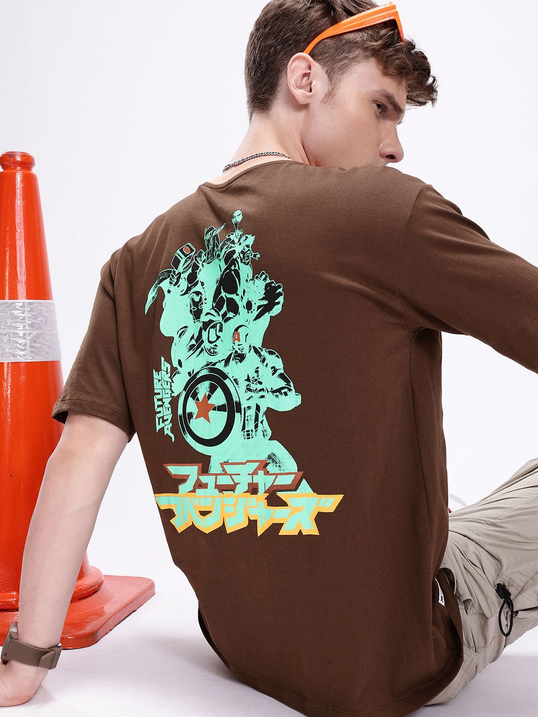 Kook N Keech Marvel Printed Pure Cotton Oversized T-shirt