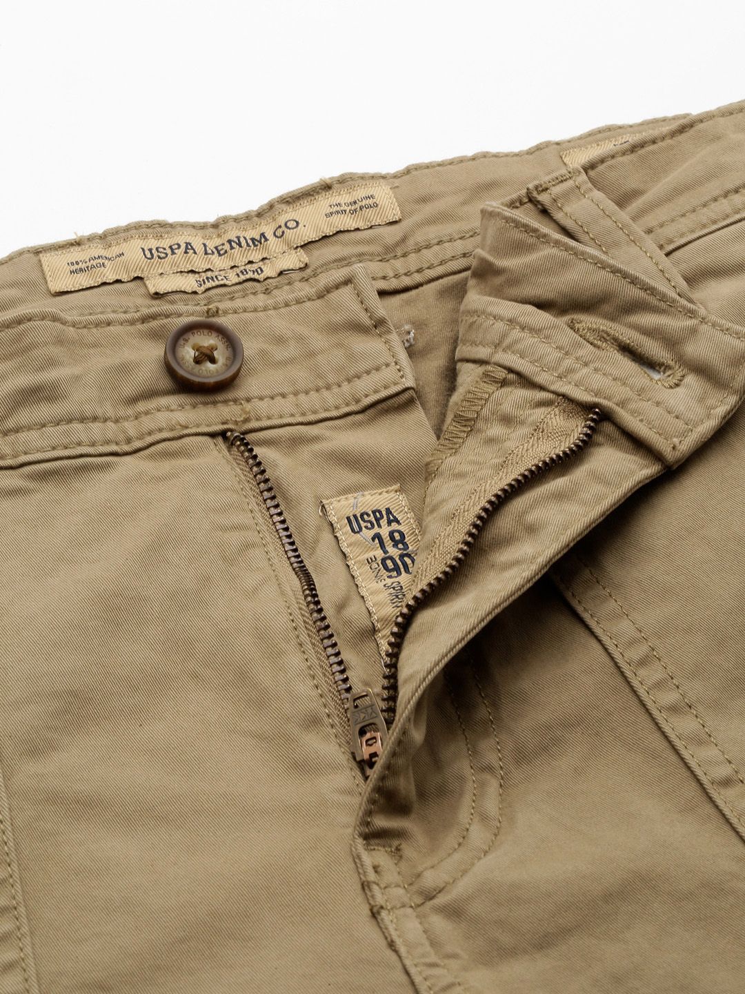 Buy U.S. Polo Assn. Denim Co. Men Slim Fit Cargo Trousers
