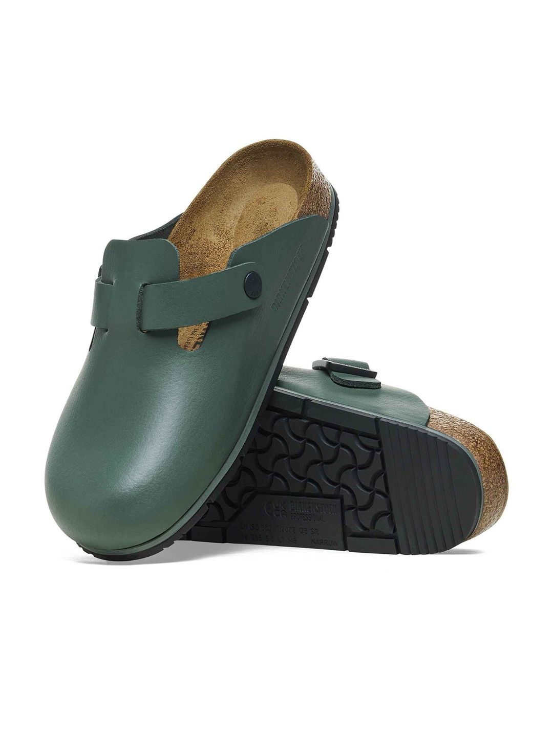 Buy Birkenstock Unisex Boston Pro Thyme Natural Regular Width
