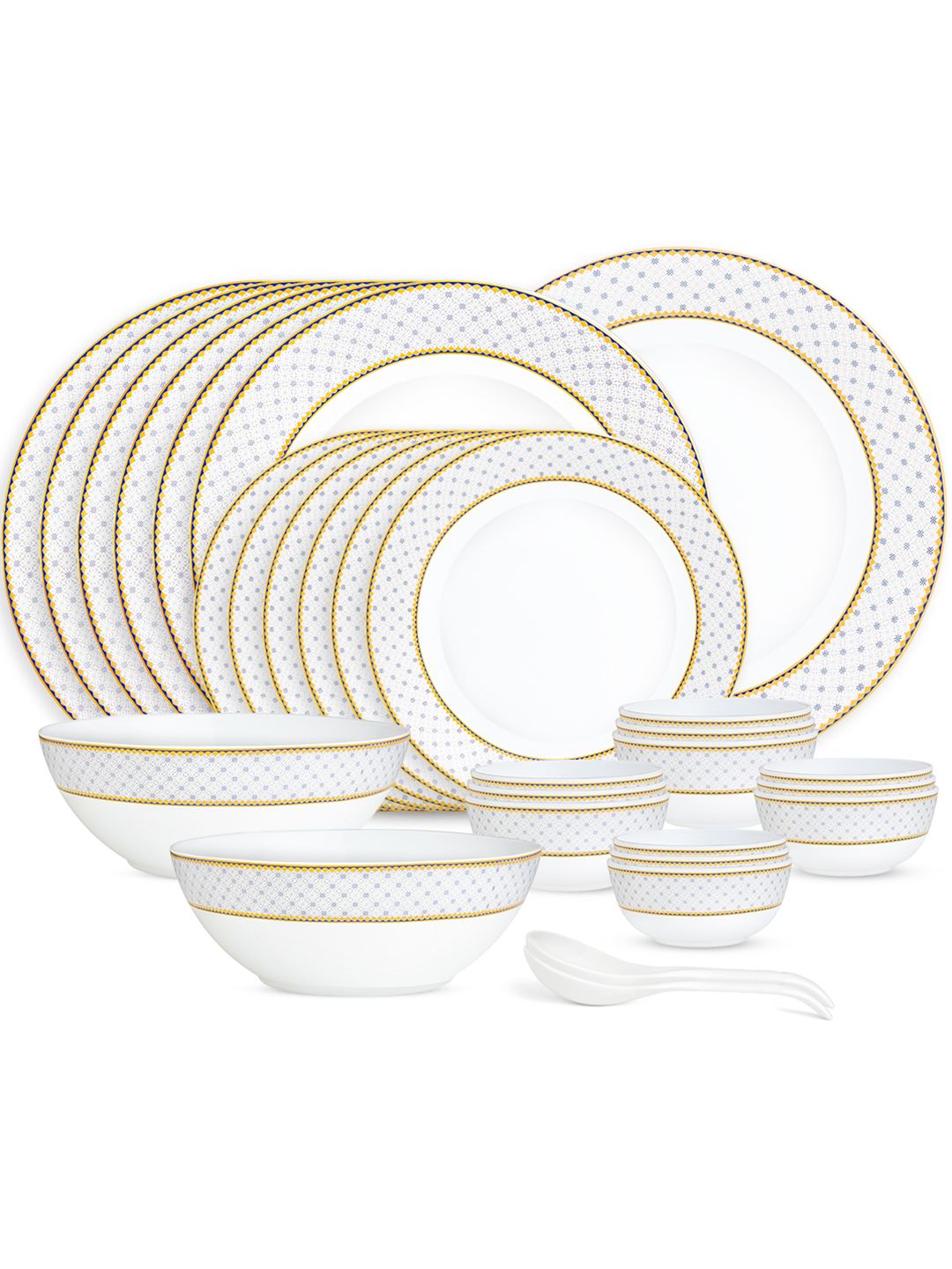 Buy Larah by BOROSIL Premia Series Kosmia 29 Pieces Printed