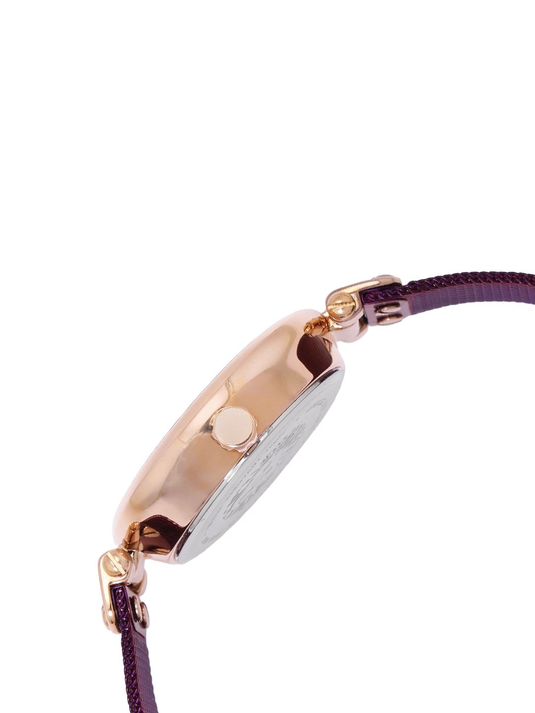 anne Buy ANNE KLEIN Women Embellished Analogue Watch AK3000RGPR-Purple