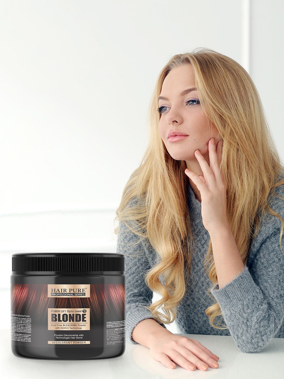 Hair Pure Professional Series Bleaching Decolorant Powder - 100g