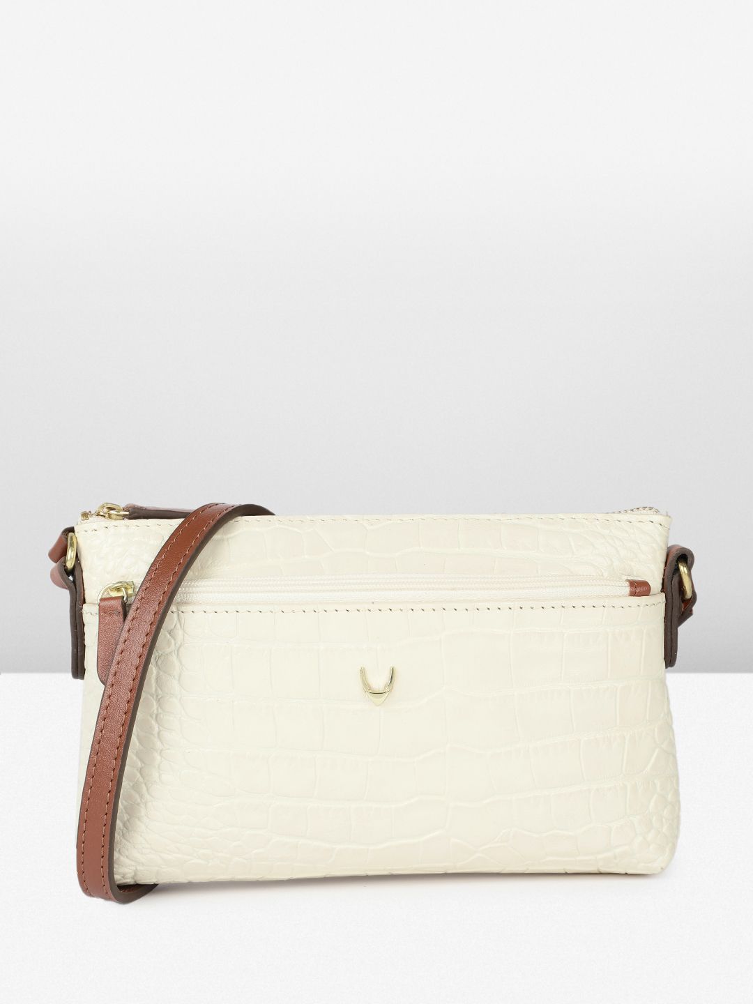 Leather LIMA Sling Bag Hidesign Animal Textured Leather LIMA Structured Sling Bag