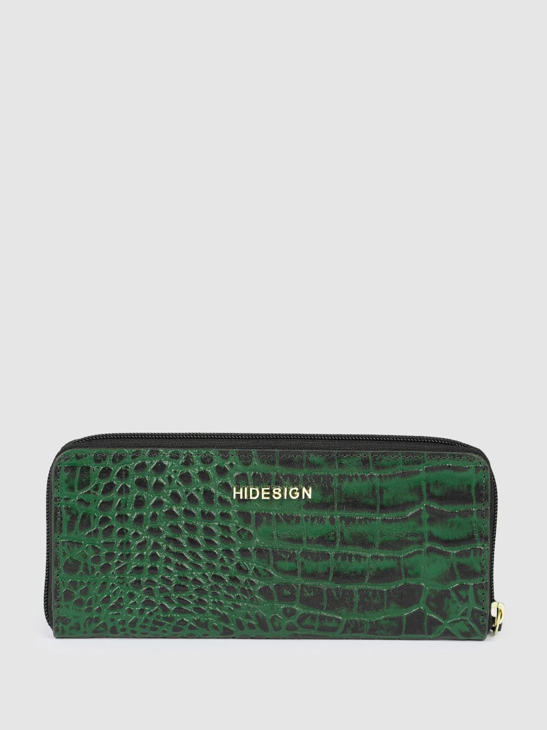 Buy Hidesign Women MOROCCO Croc Textured Leather Zip Around Wallet Buy Hidesign Women MOROCCO Croc Textured Leather Zip Around Wallet