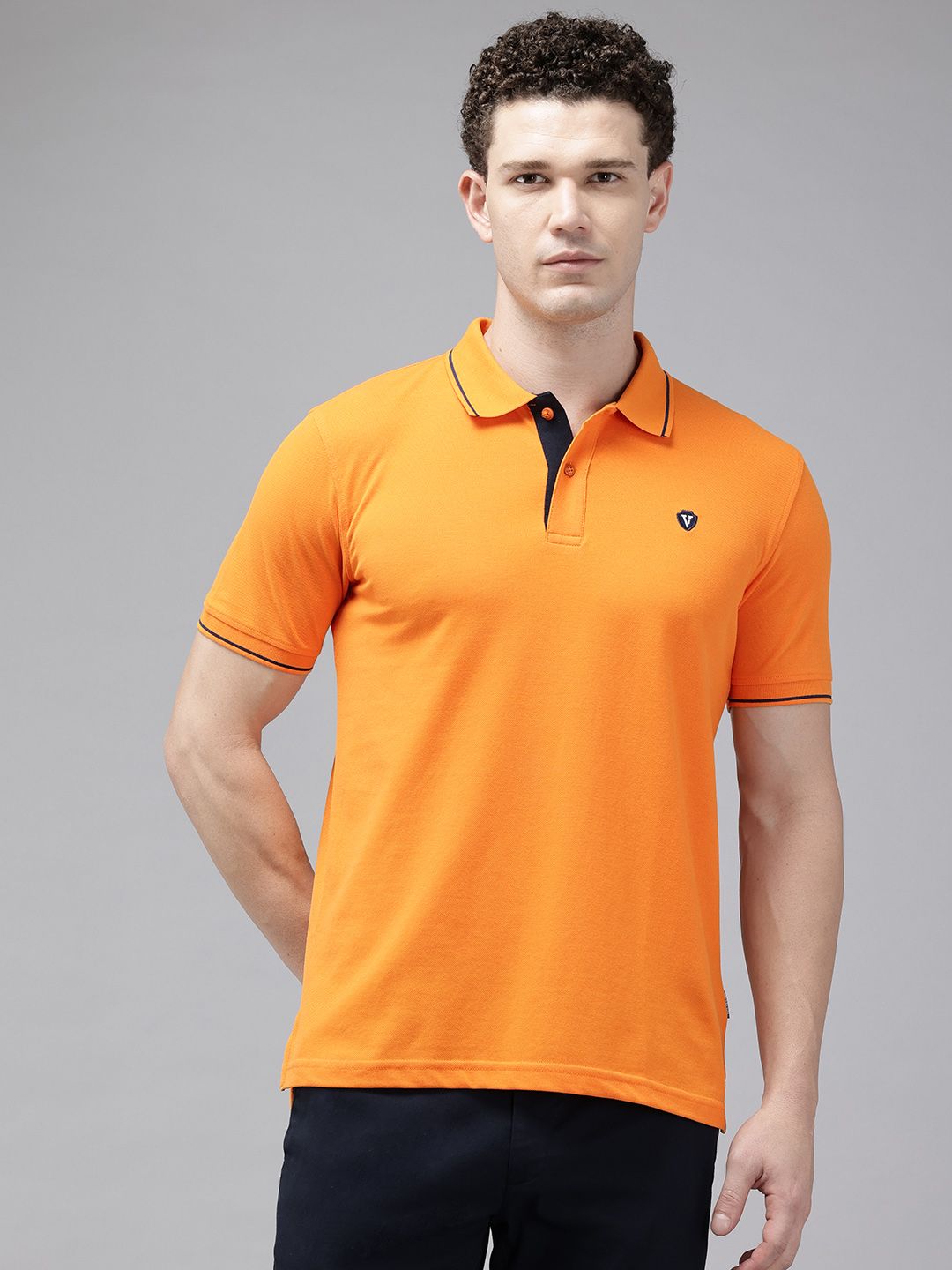 Van Heusen Sport Polo Collar Slim Fit T-shirt