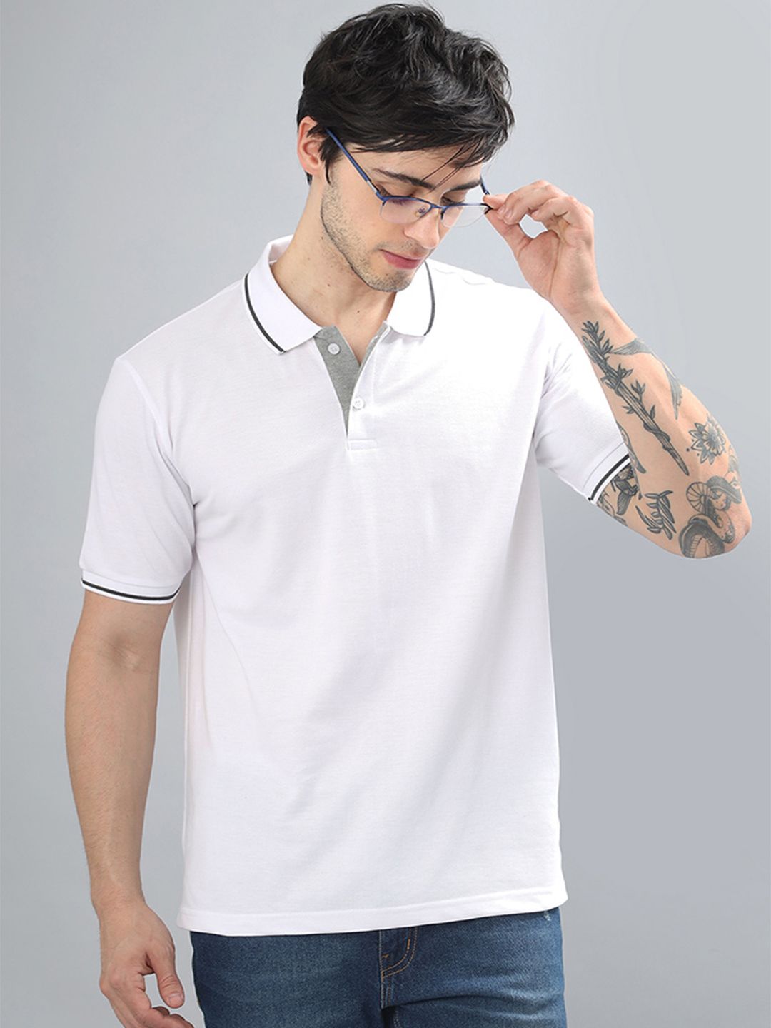 Wear Your Opinion Men Premium Pique Tipped Polo