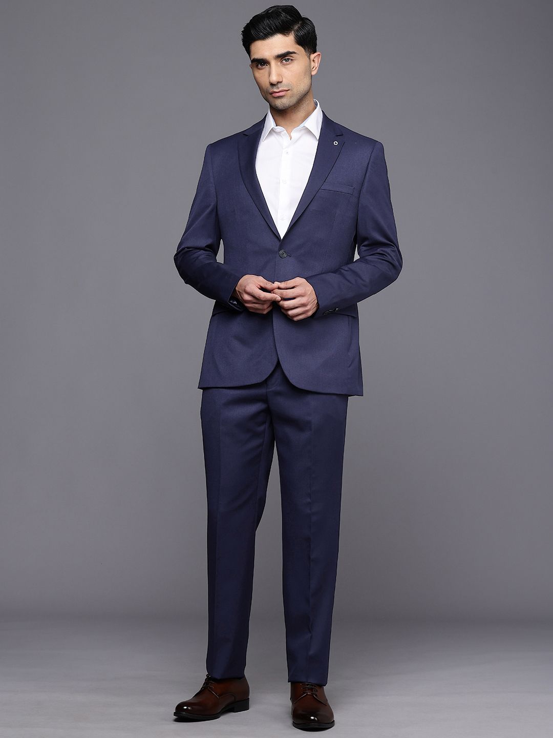 Raymond Raymond Notched Lapel Single-Breasted Formal 2 Piece Suits