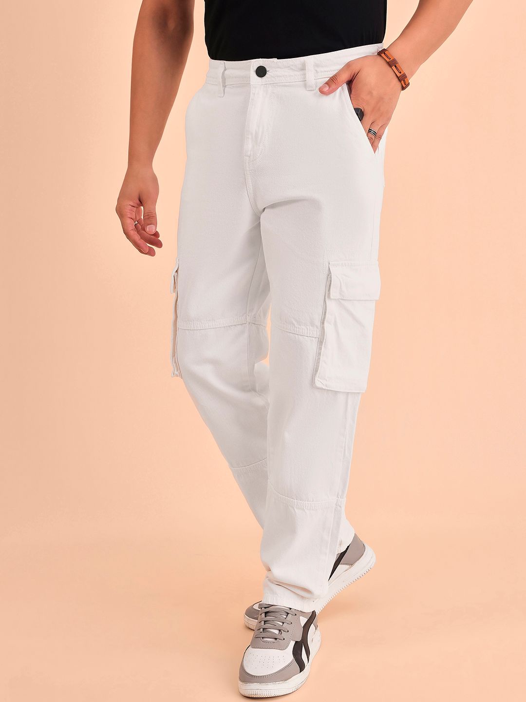 Style Quotient Men Comfort Relaxed Fit Mid-Rise Cotton Denim Jeans