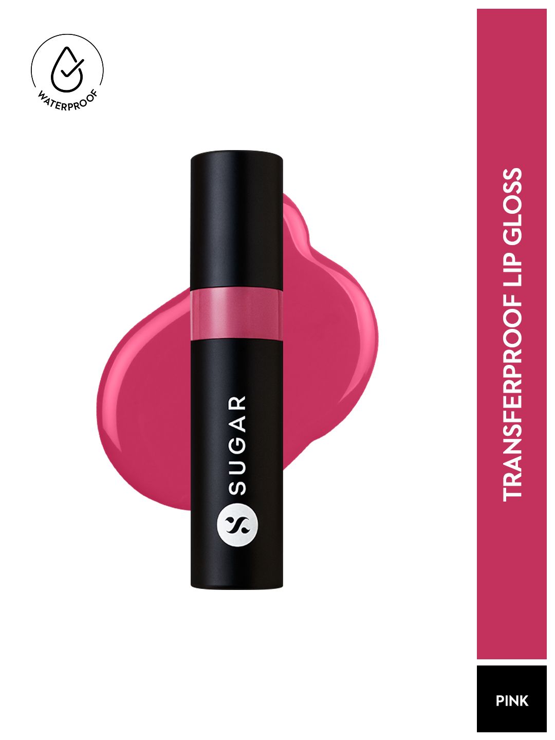 SUGAR Partner In Shine Transferproof Lip Gloss-3ml-08 Pink Pinot