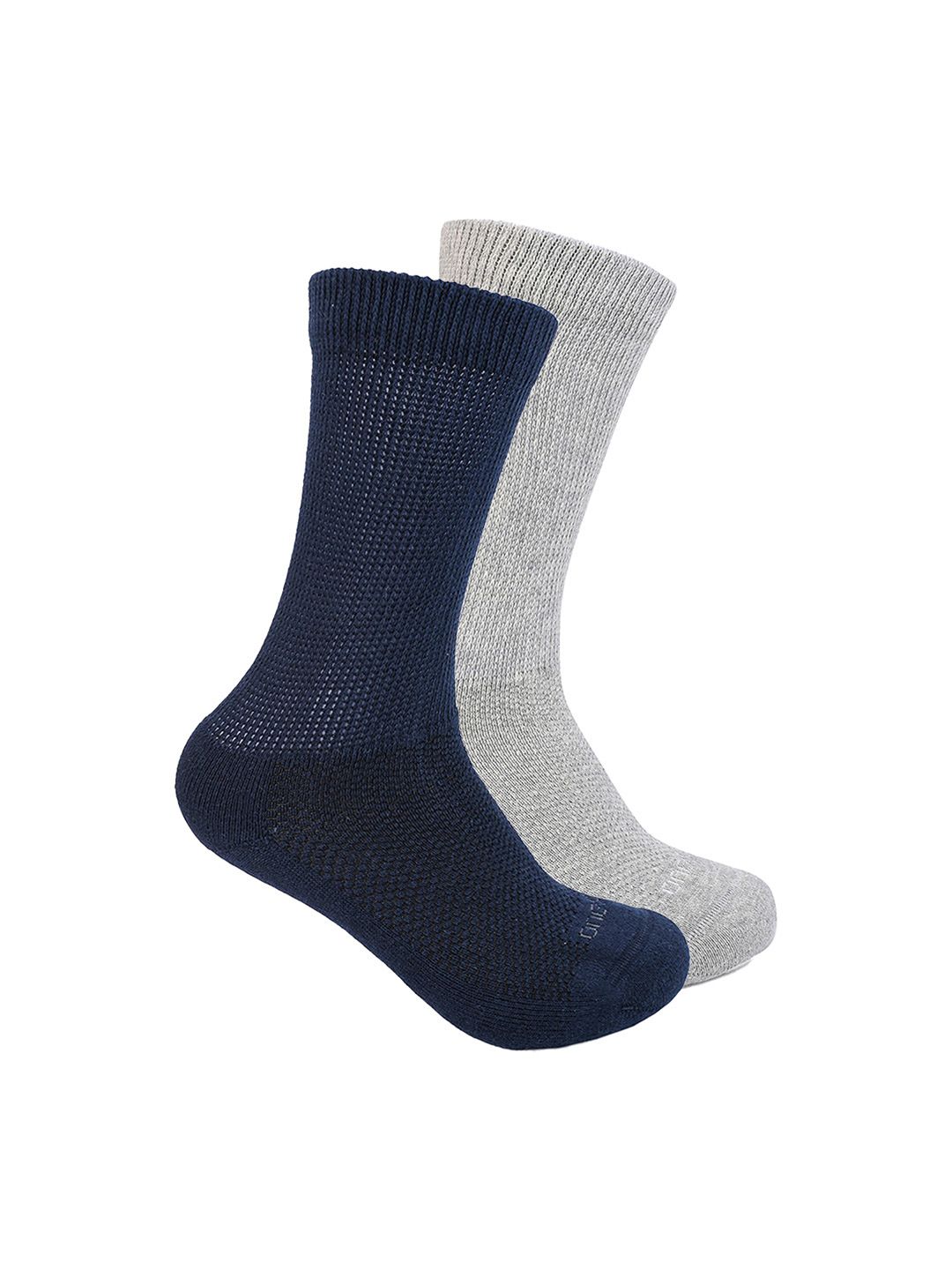 One8 Men Pack of 2 Breathable Cotton Calf Length Socks