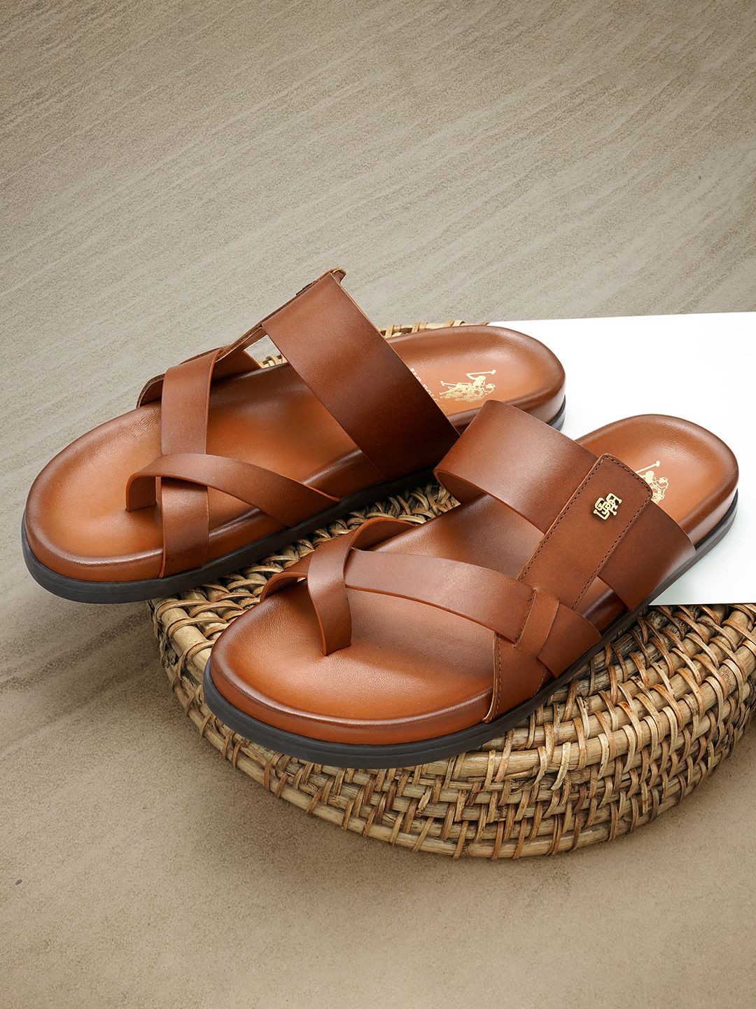 Buy U.S. Polo Assn. Men Leather IKER Comfort Sandals - Sandals for