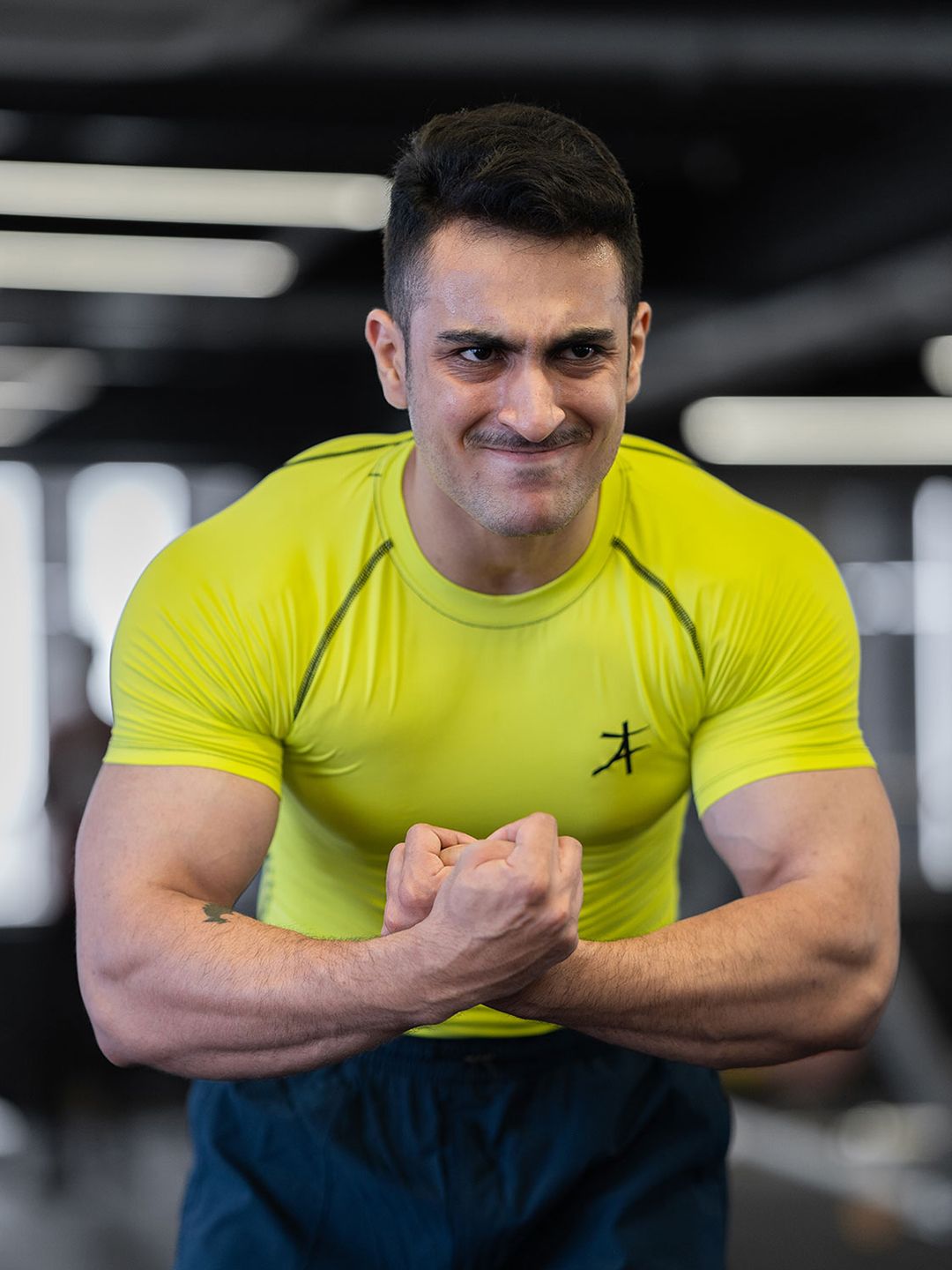 Athflex Men Moisture Wicking Compression T-shirt
