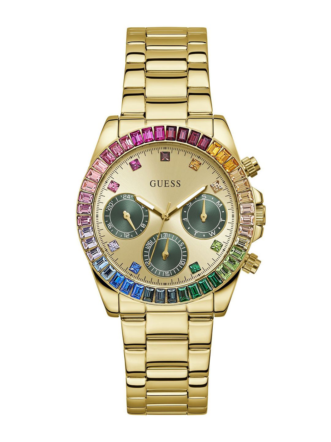 GUESS GUESS Round 38mm Gold Dial Analog Women Watch - GW0690L4