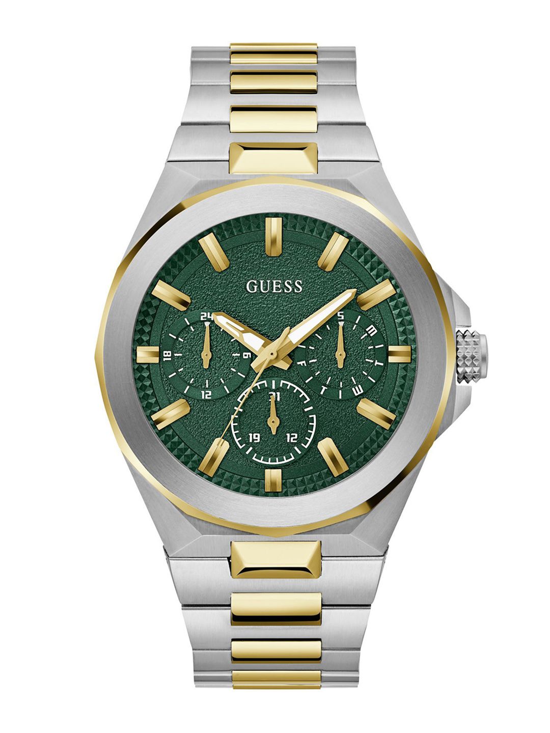 Buy GUESS Round 46mm Green Dial Analog Men Watch - GW0798G3