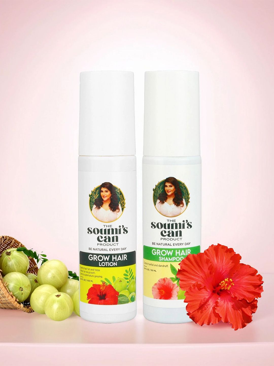 THE SOUMI'S CAN PRODUCT Set of Grow Hair Shampoo & Grow Hair Lotion - 100ml Each