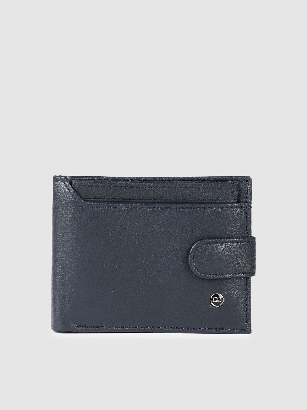 Peter England Men Leather Two Fold Wallet
